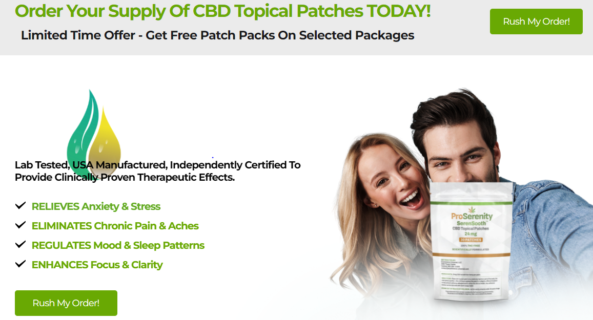 Proserenity CBD Topical Patches